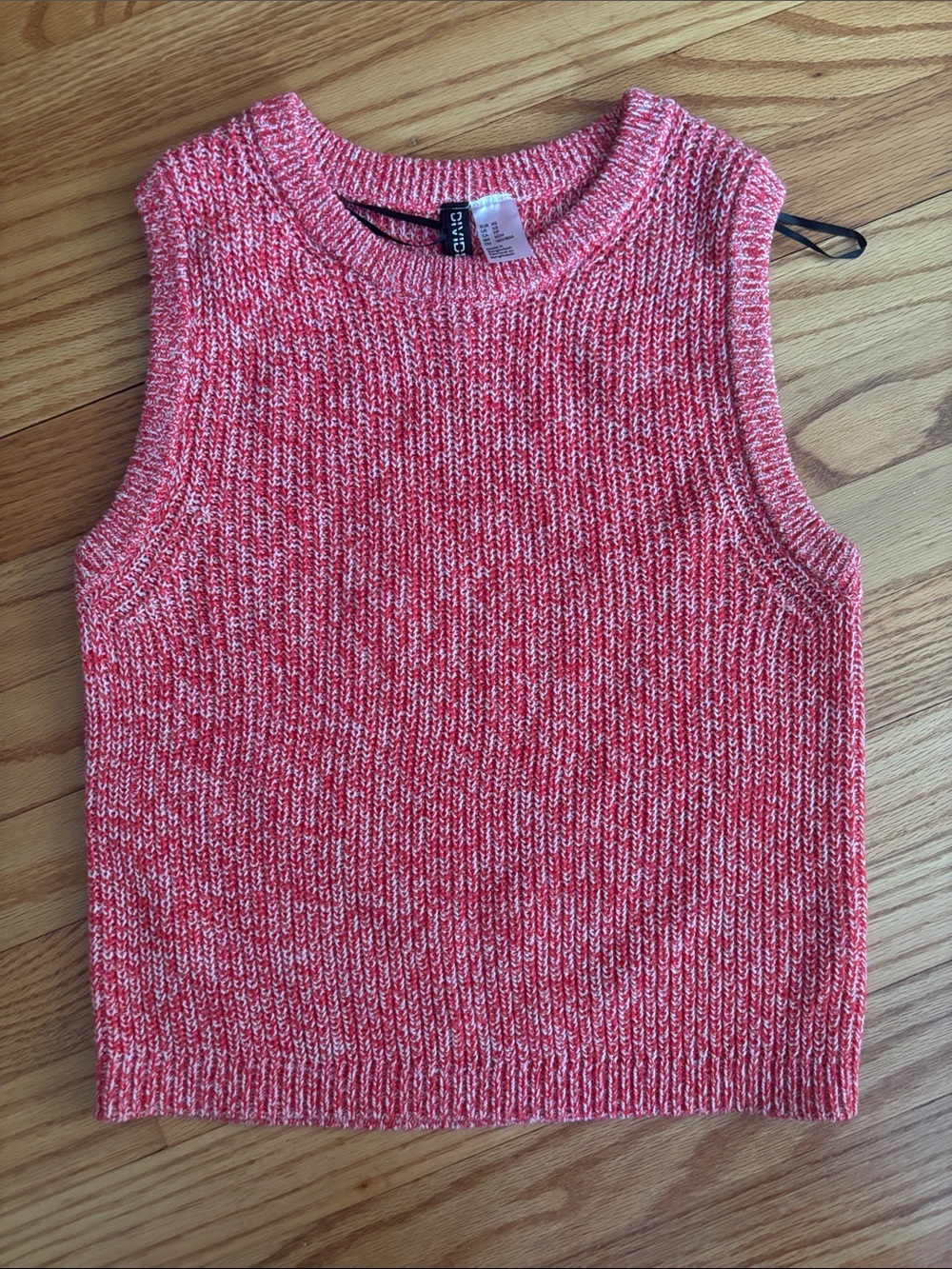 H&M Red Sleeveless Sweater Vest size XS